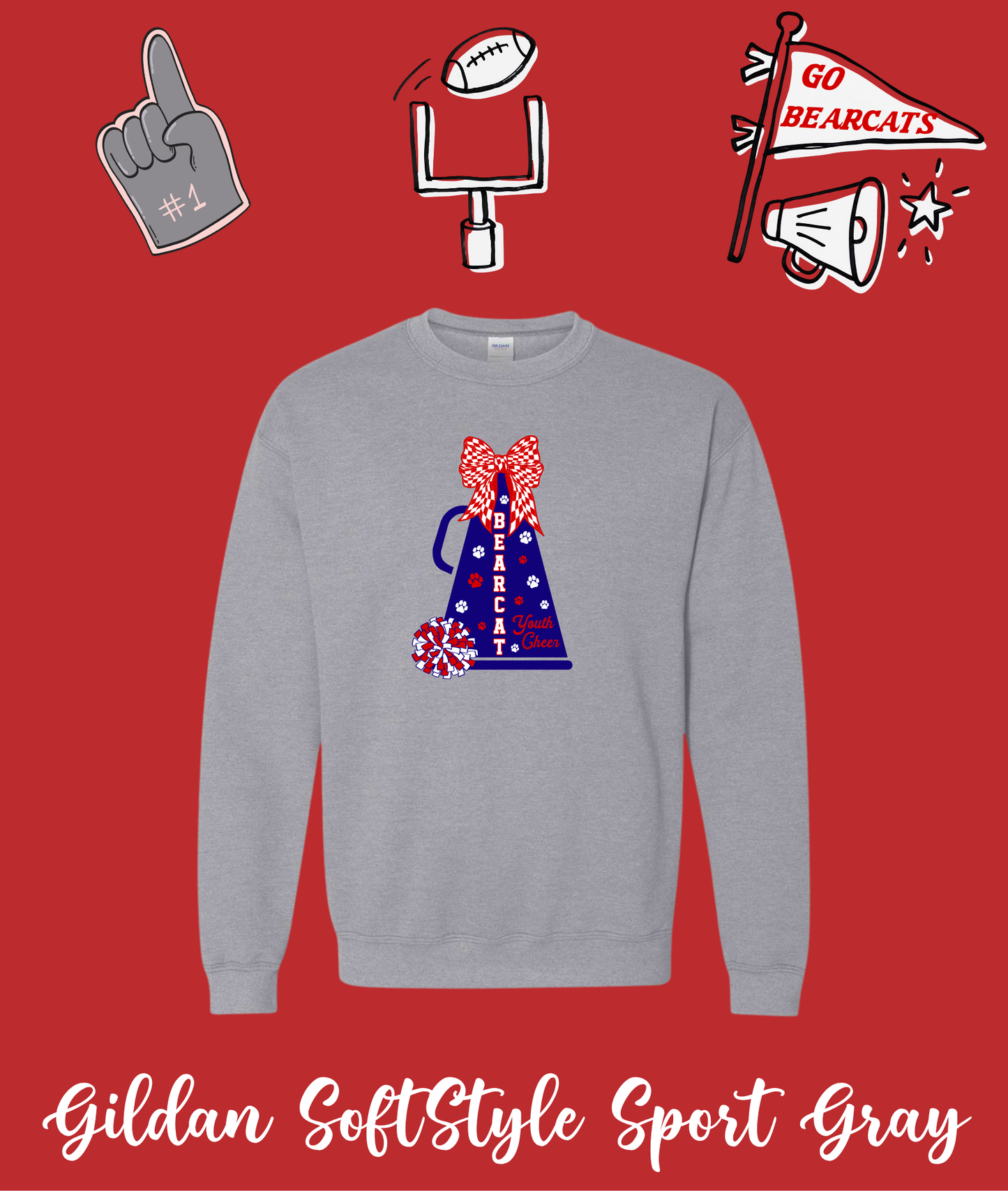 Bearcat Youth Cheer - Design 4
