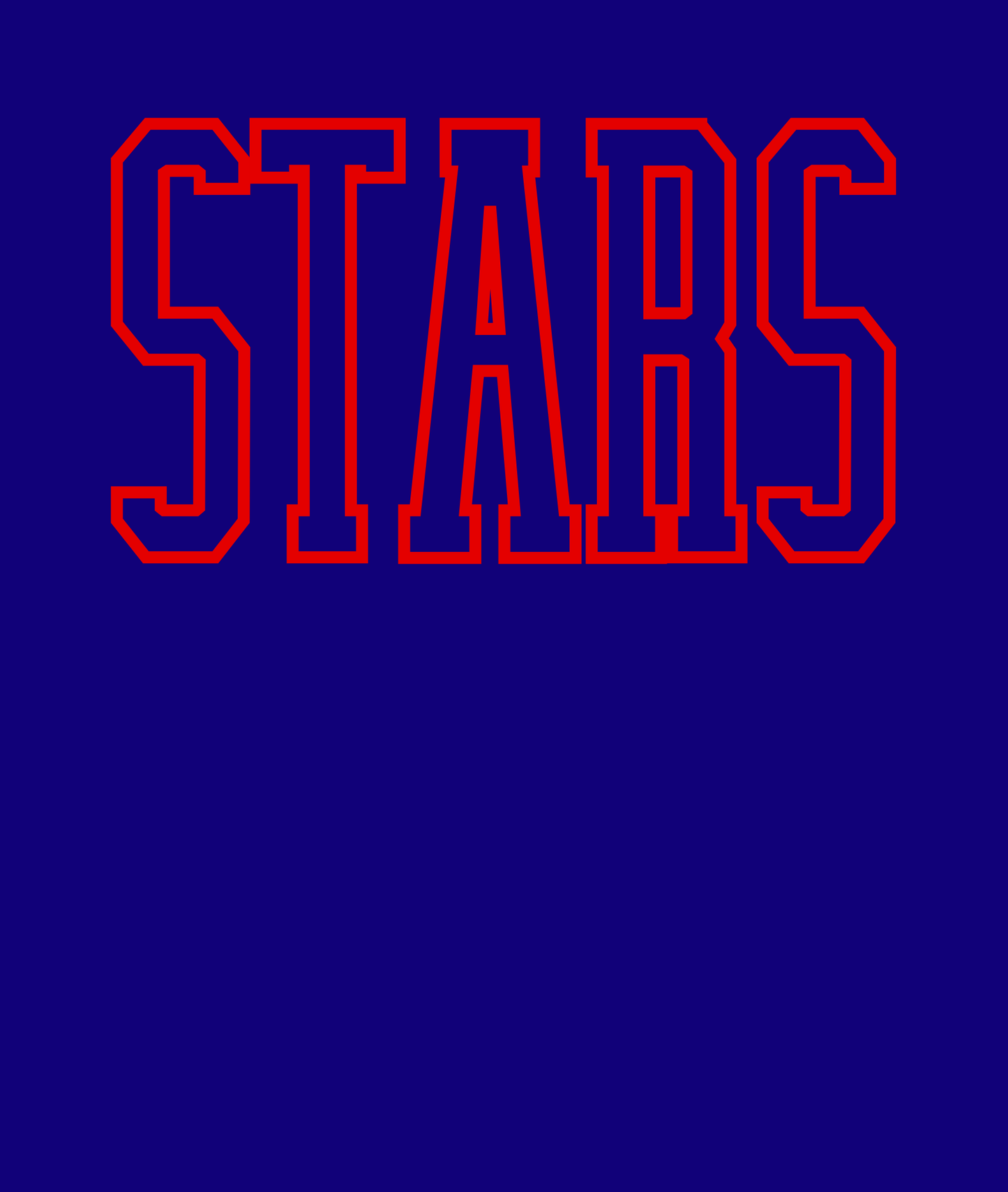 2026 Outline Stars Tee