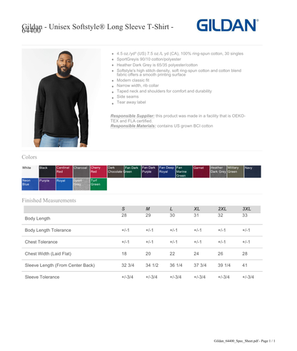 Anderson Dance Long Sleeve Tee