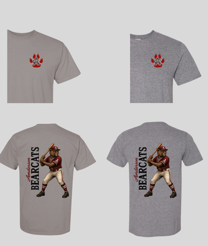 Boro & Co Vintage Mascot Tee - Bearcat Baseball