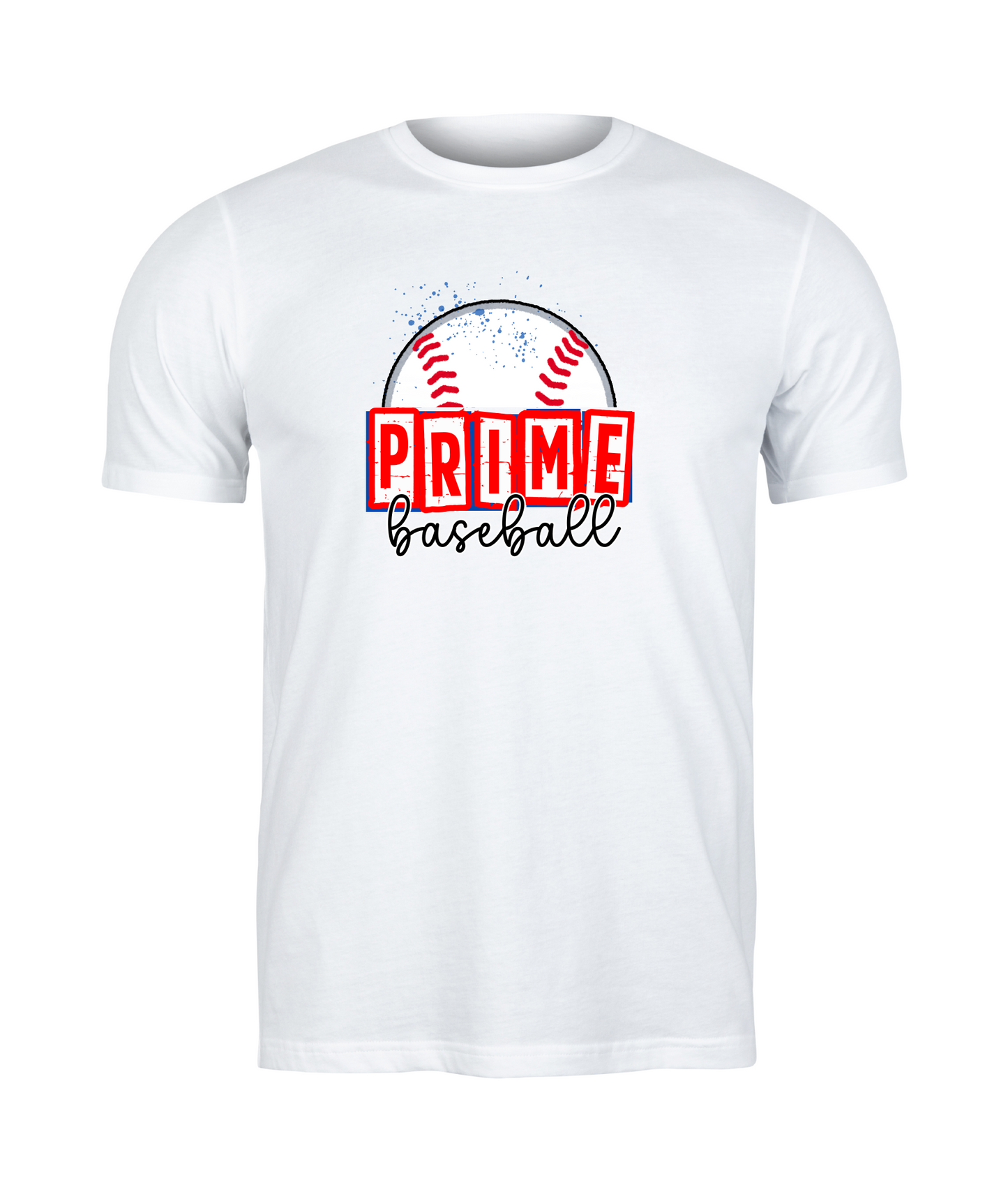 Prime Block with Baseball Splatter Tee