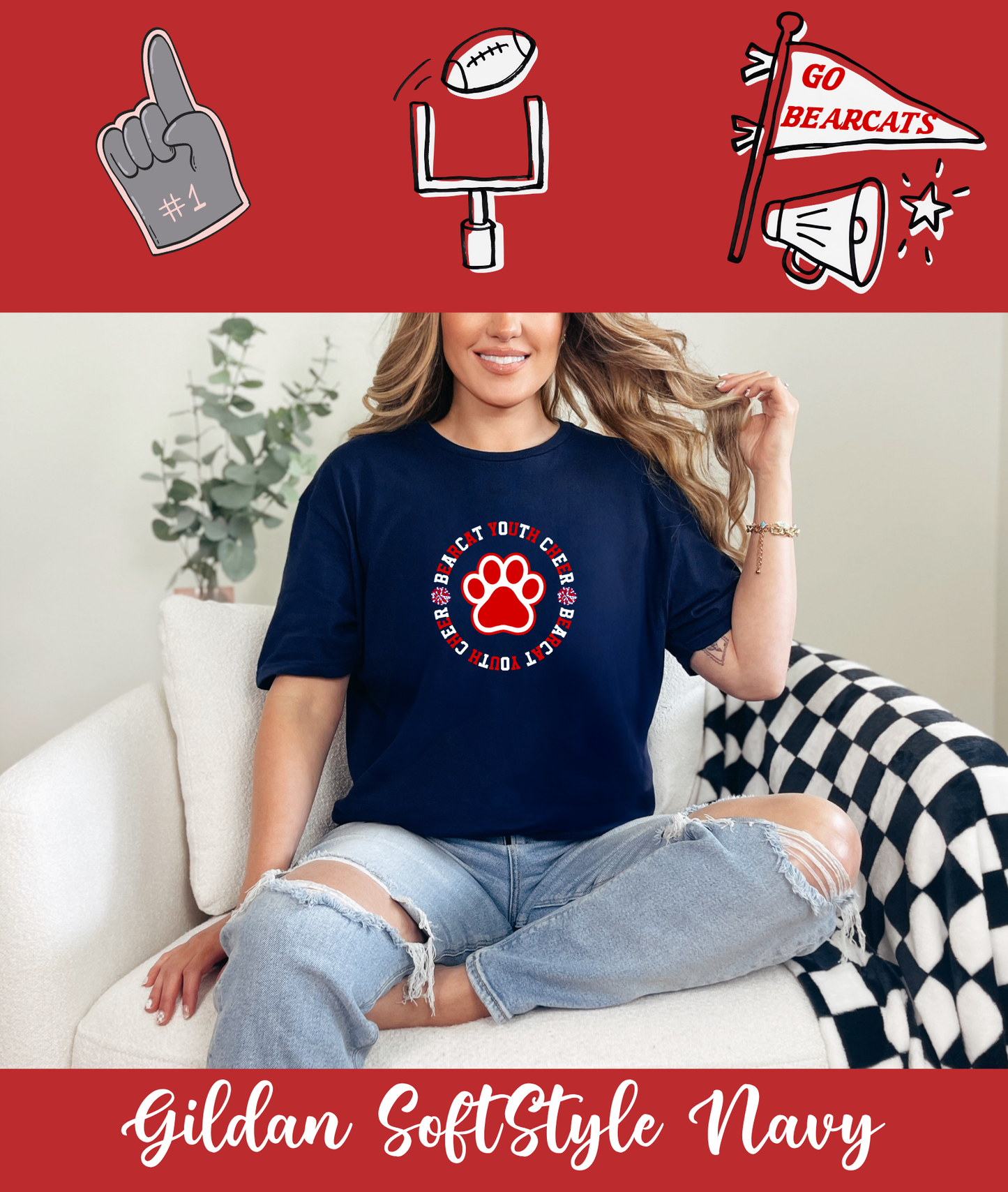 Bearcat Youth Cheer - Design 5