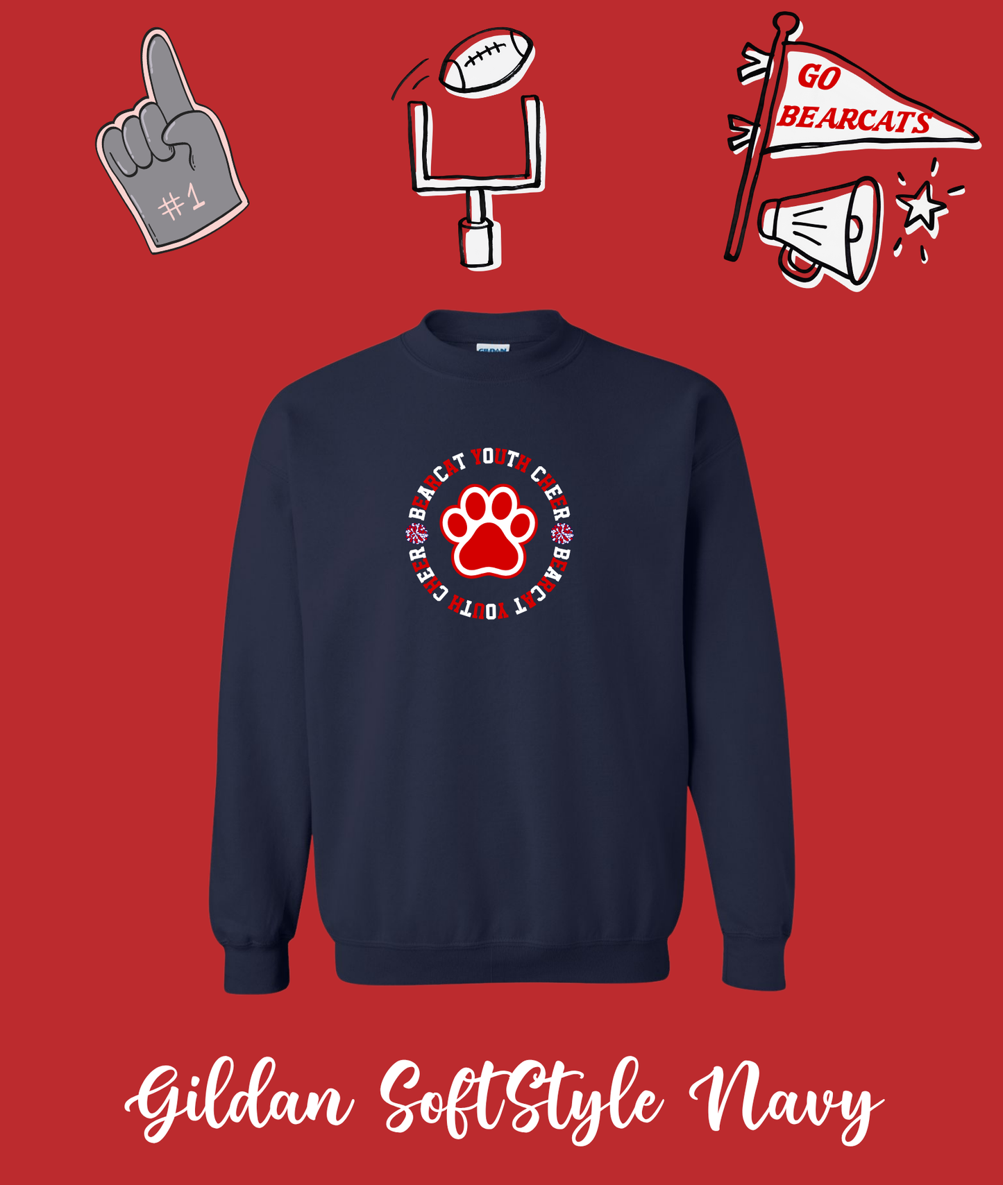 Bearcat Youth Cheer - Design 5