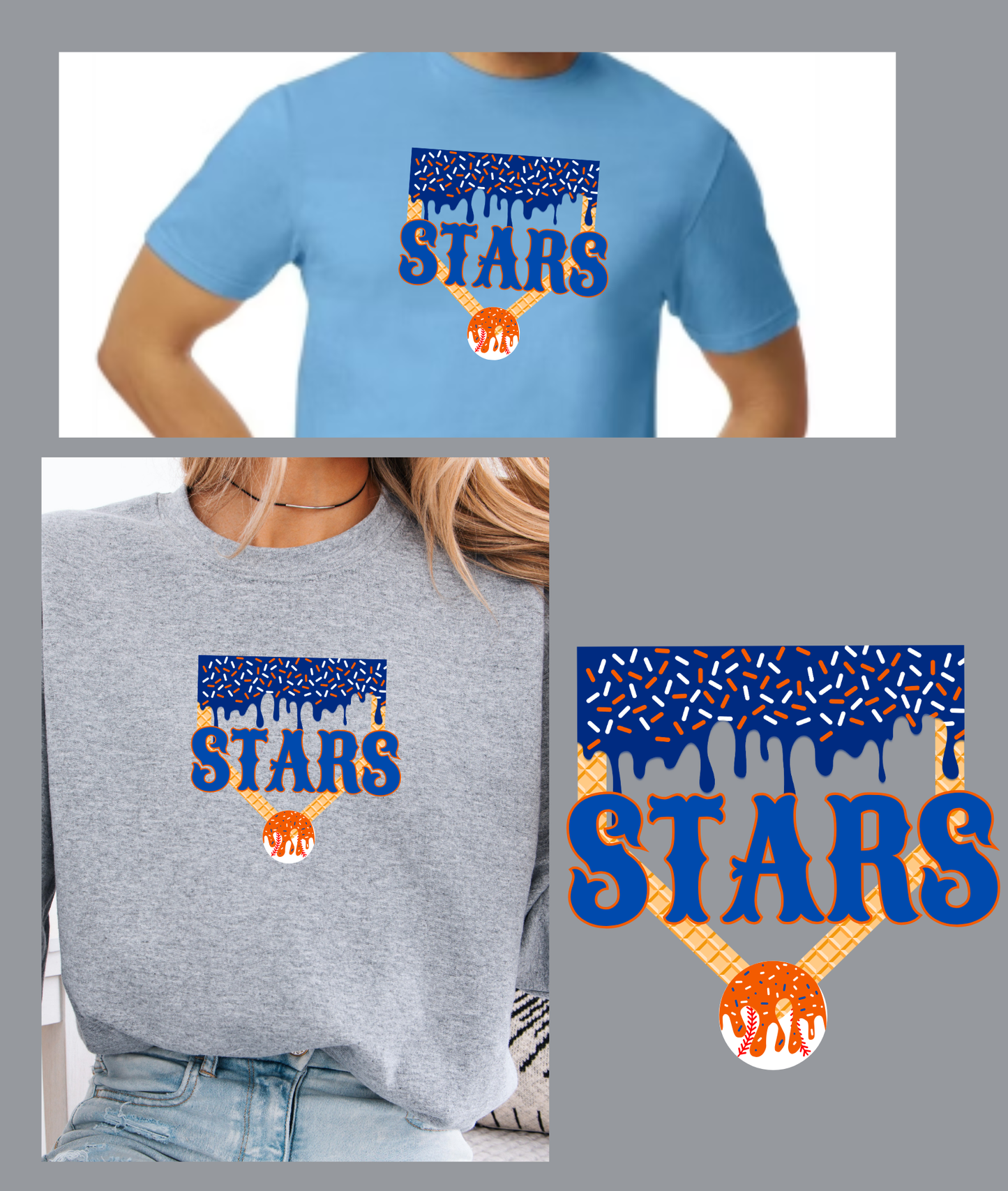 Stars Drip Plate Dri-Fit Tee