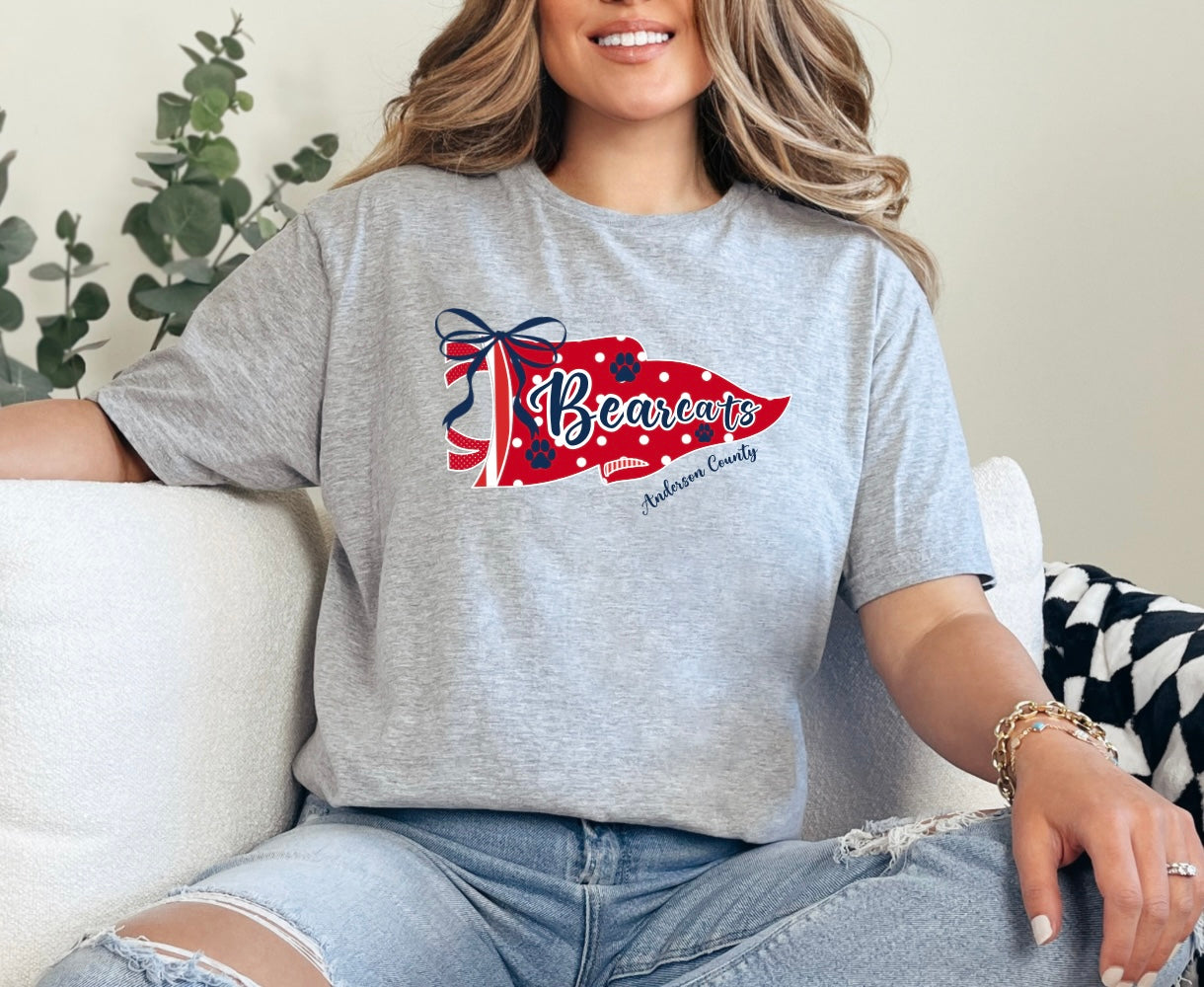 2026 Bearcats Pennant Flag Tee