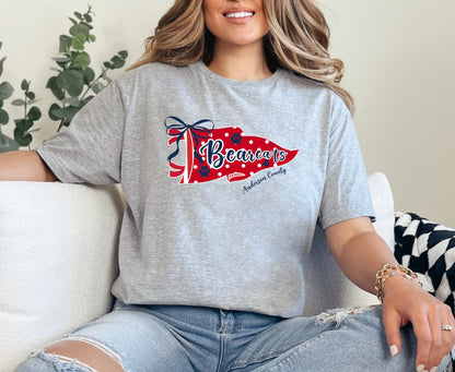 2026 Bearcats Pennant Flag Tee