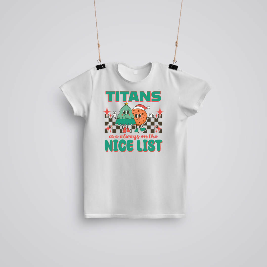 Mascot Nice List Tee - All Mascots - All Sizes