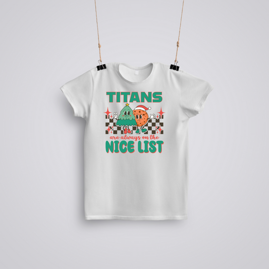 Mascot Nice List Tee - All Mascots - All Sizes