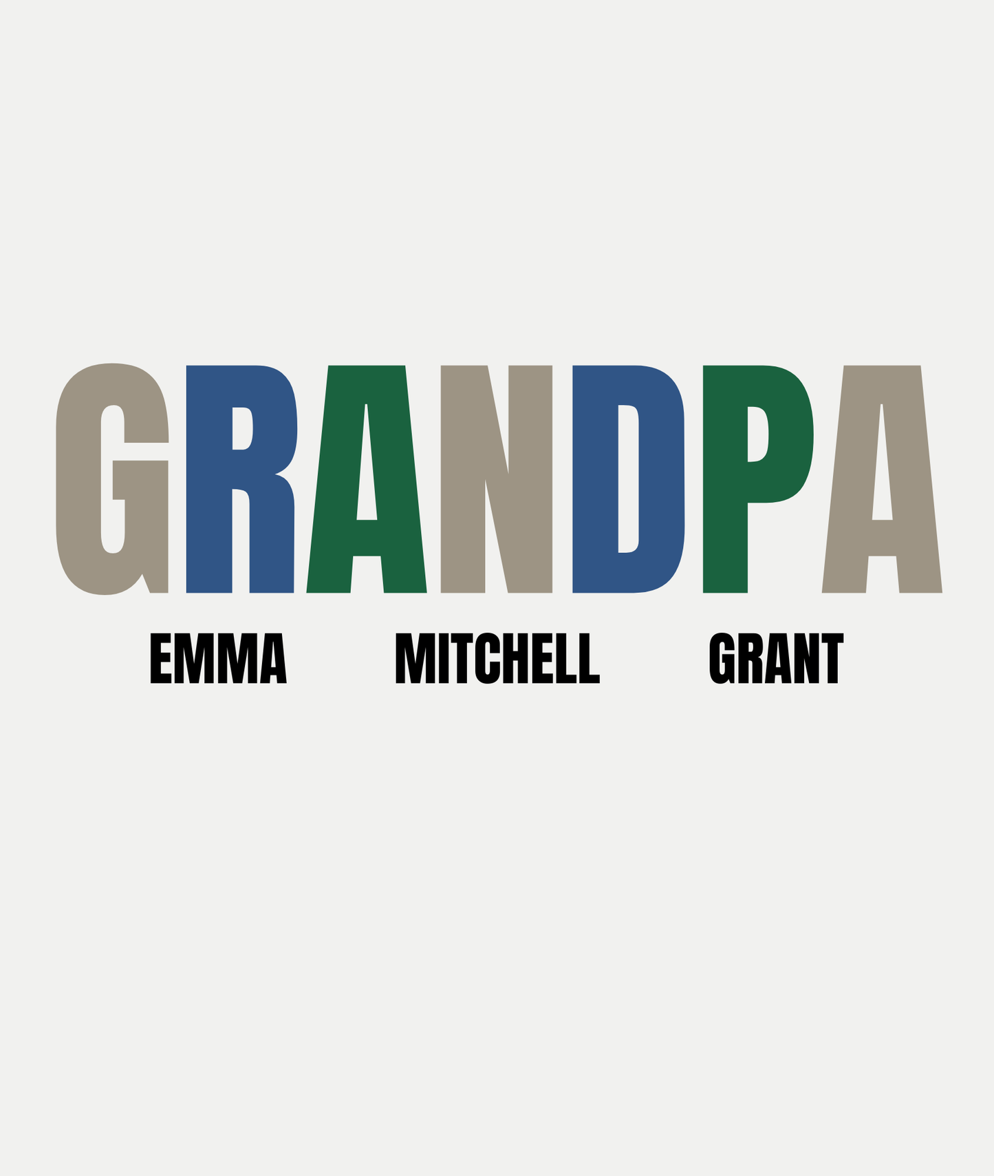 Father's Day Name Tee - Personalize