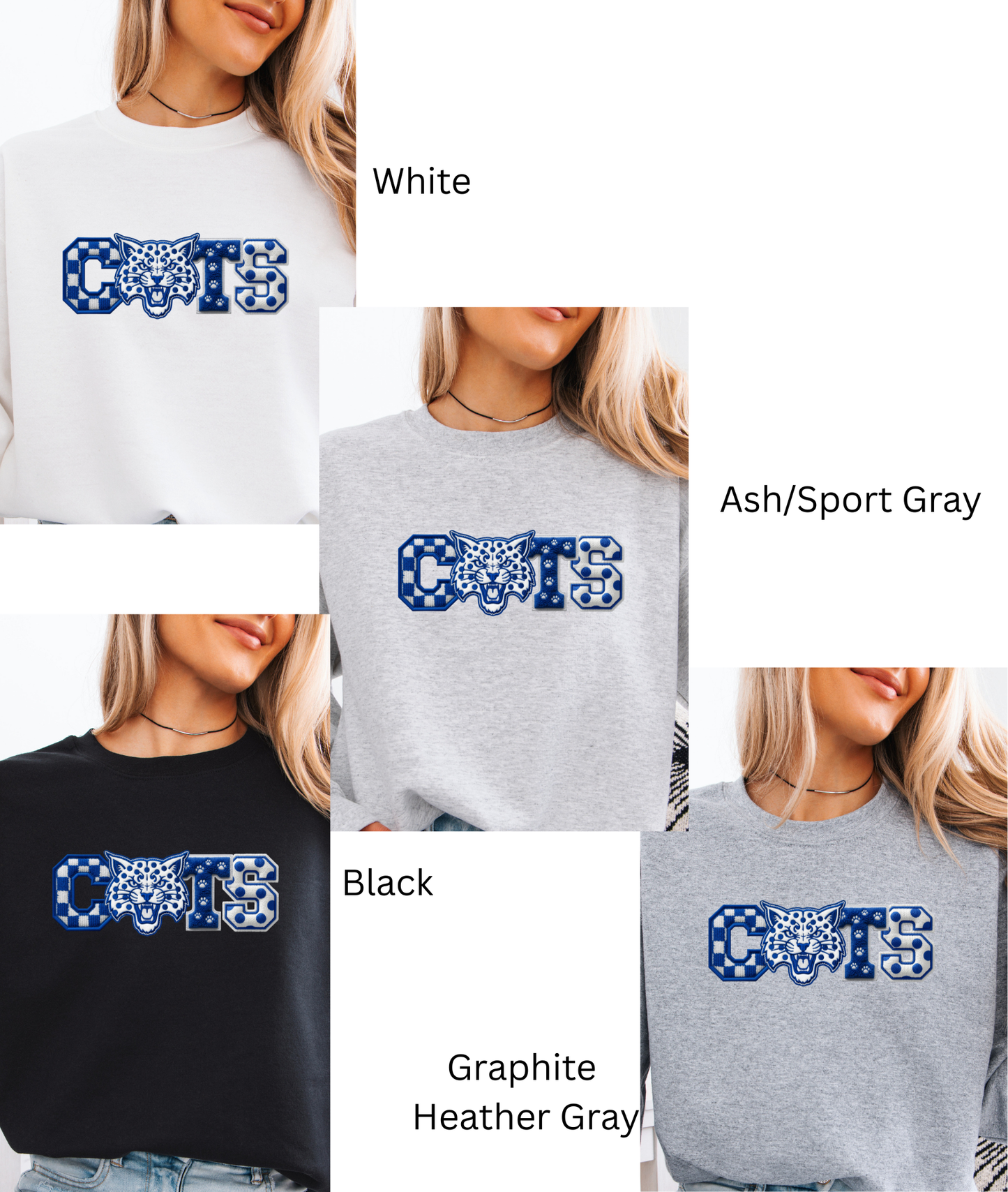 CATS Faux Patch Tee