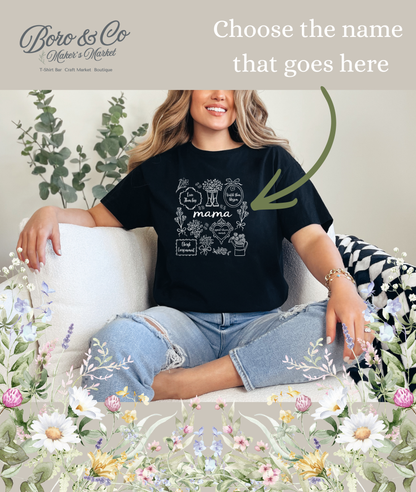 Mother's Day Grateful Tee - Custom Name - Gildan Brand