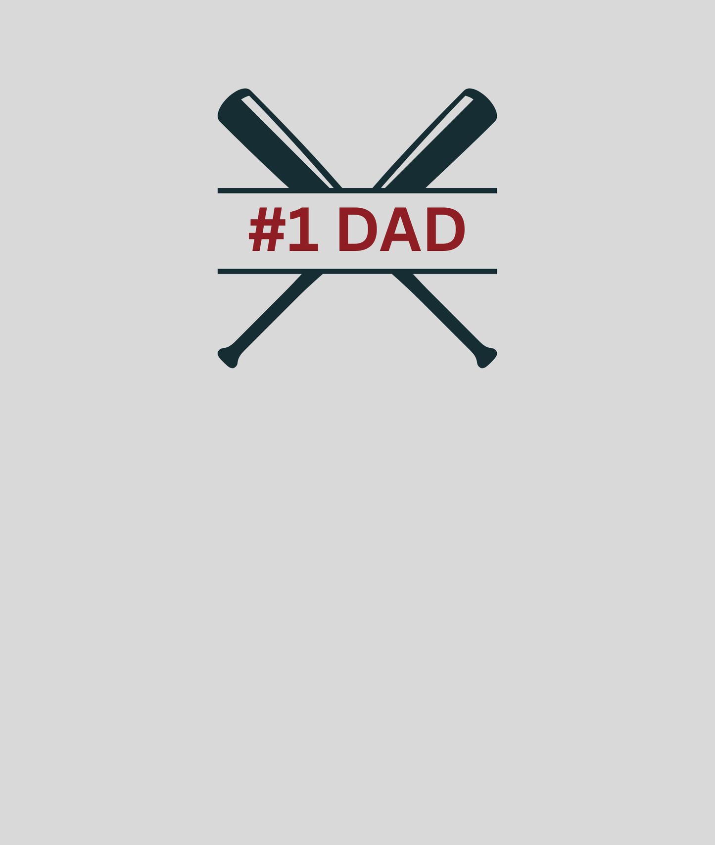 The Baseball Dad Tee - Customize Name