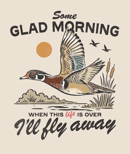 I'll Fly Away Neutral Tee - Comfort Colors