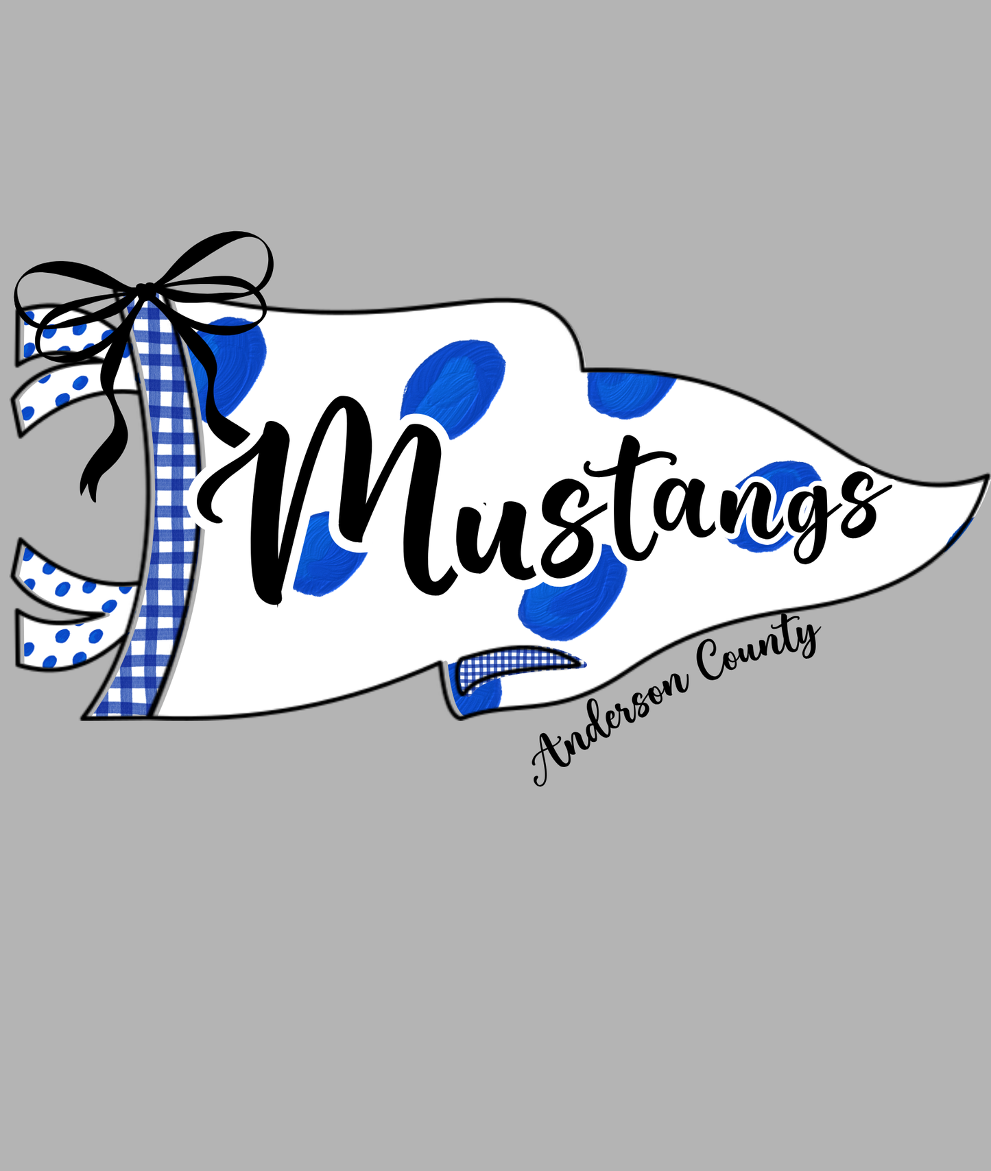 2026 Mustangs Pennant Flag Tee