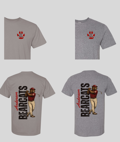 Boro & Co Vintage Mascot Tee - Bearcat Golf
