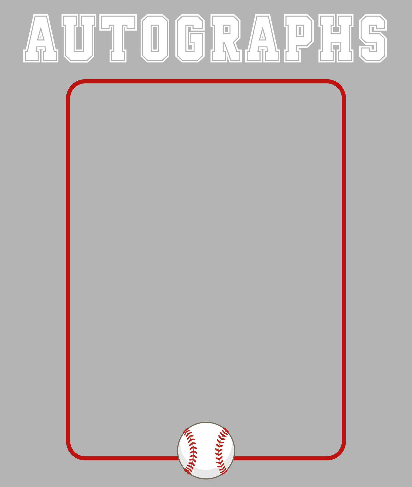 6-7 Baseball Autograph Tee