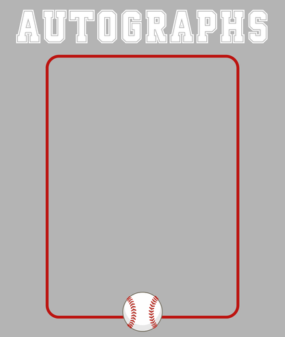 6-7 Baseball Autograph Tee