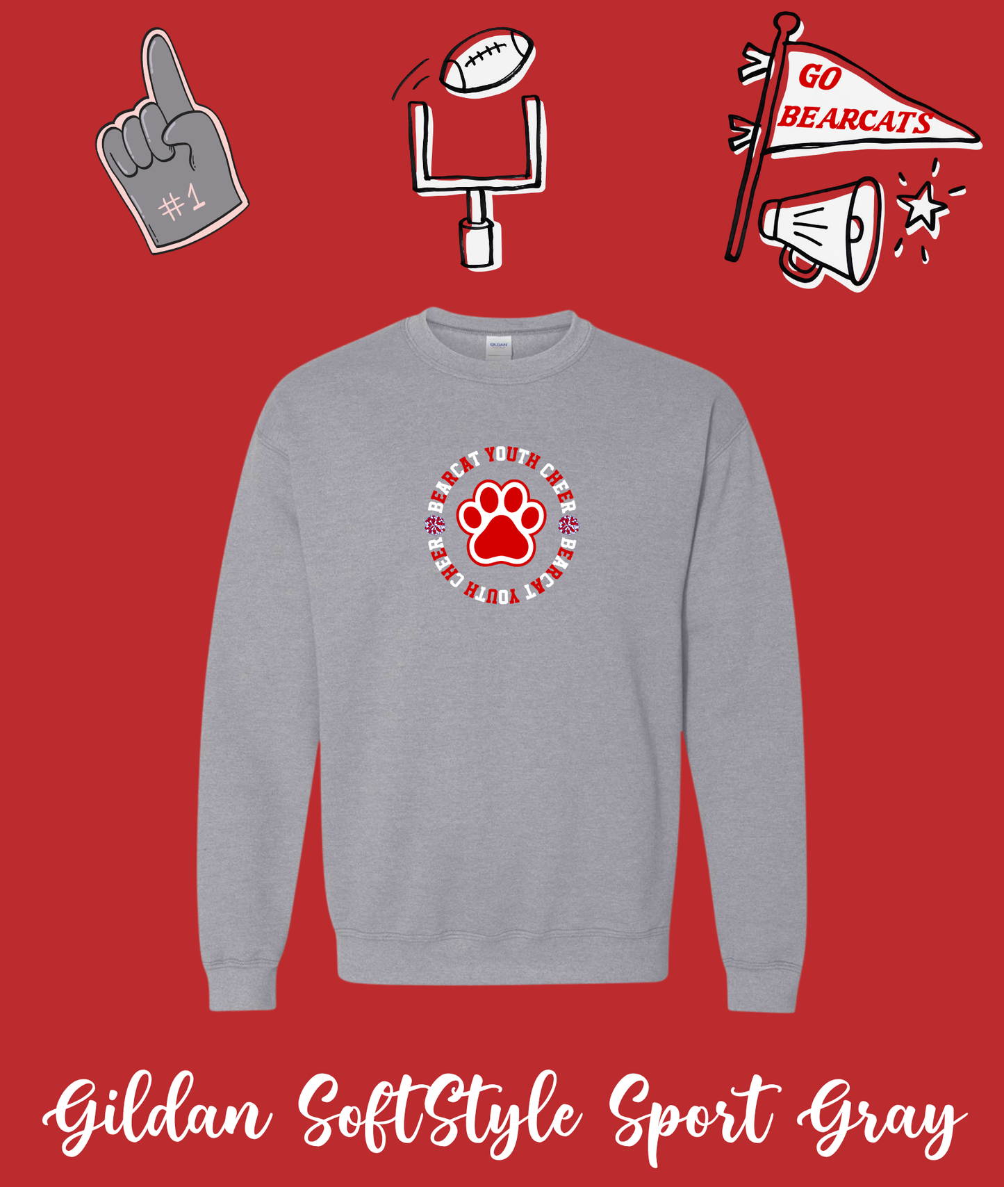 Bearcat Youth Cheer - Design 5