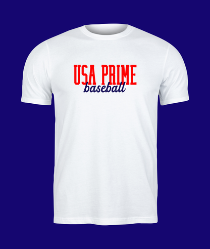 Prime Stacked Team Name Tee