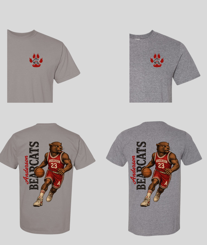 Boro & Co Vintage Mascot Tee - Bearcat Basketball