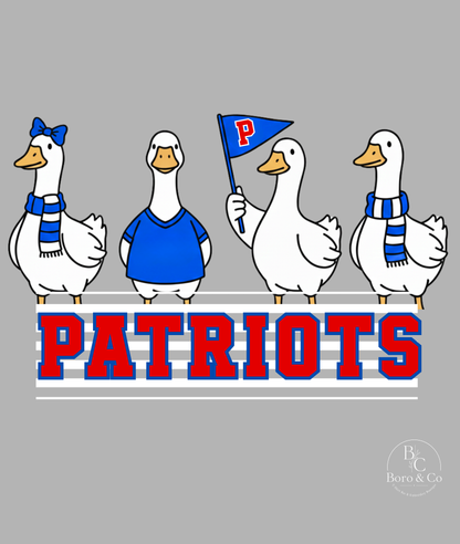 Patriots Goose - Tee & Crewneck
