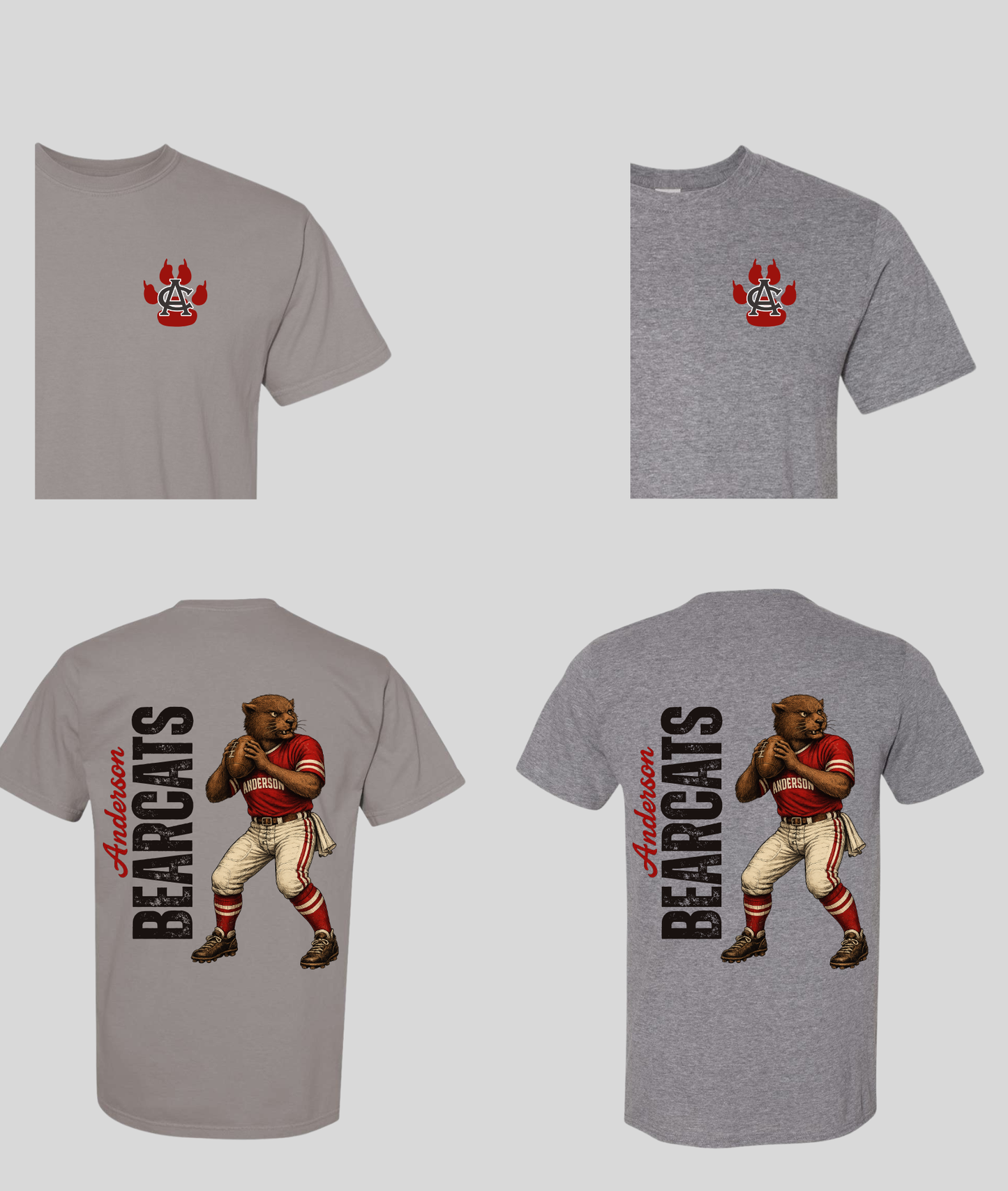 Boro & Co Vintage Mascot Tee - Bearcat Football