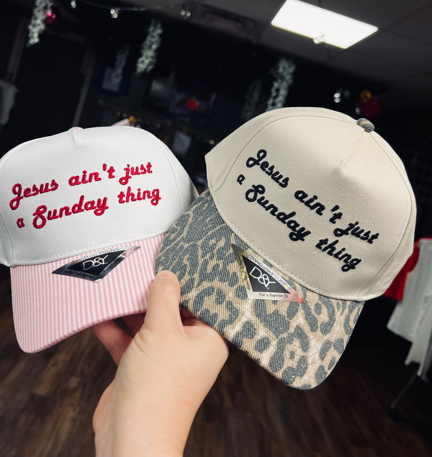 Jesus Ain't Just for Sundays Embroidered Hat