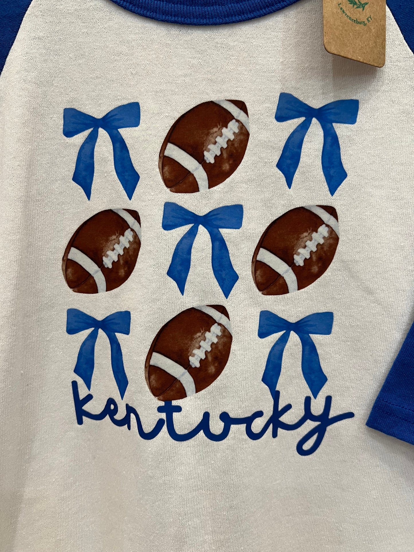Kentucky Football Raglan Tee