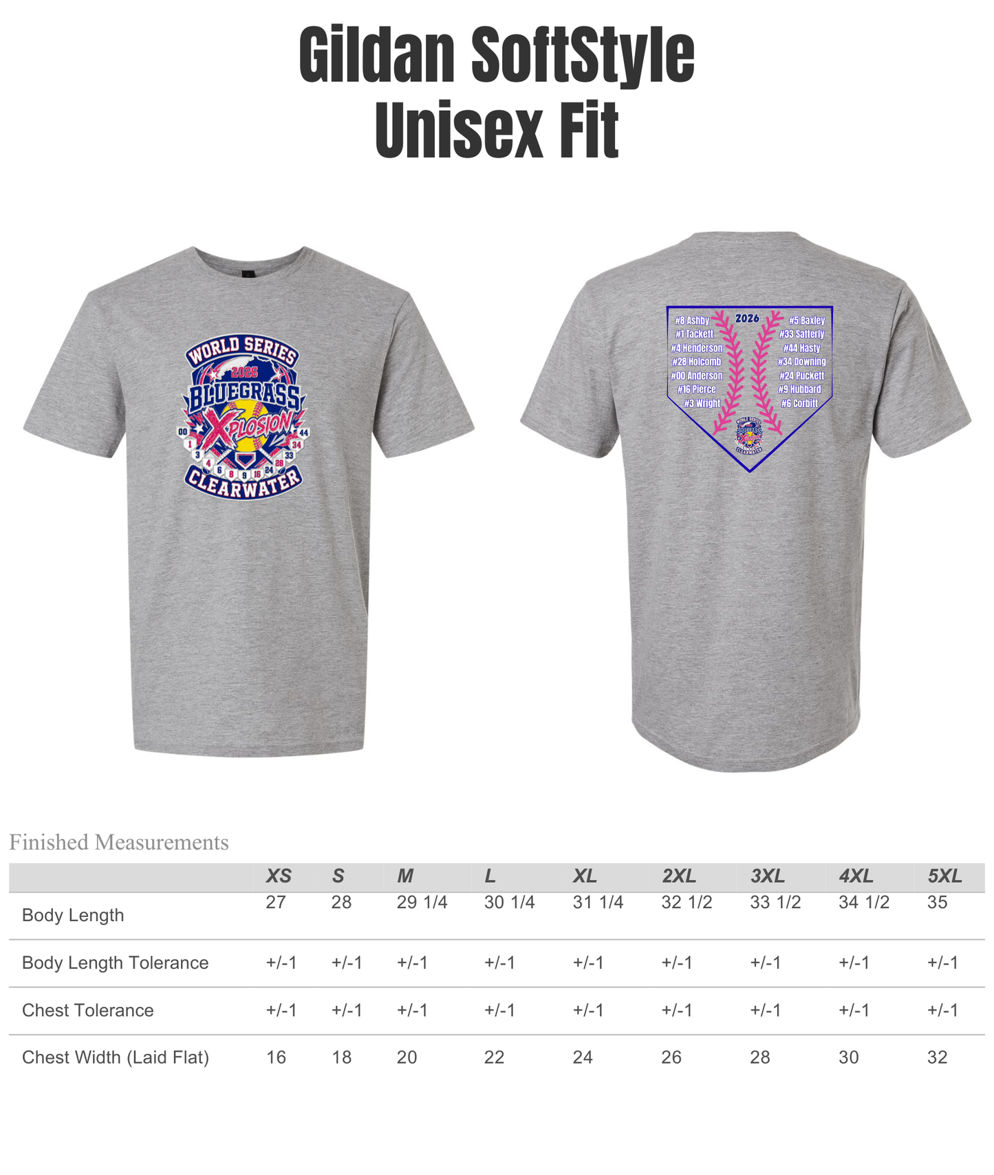 Bluegrass Xplosion Clearwater Beach World Series Tee