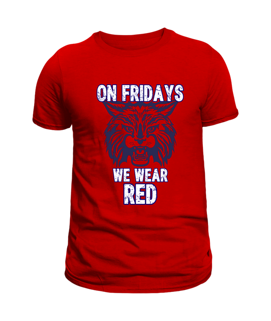 On Fridays We Wear Red Tee