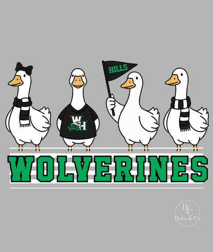 Wolverines Goose - Tee & Crewneck