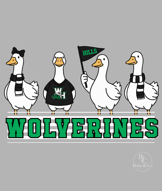 Wolverines Goose - Tee & Crewneck