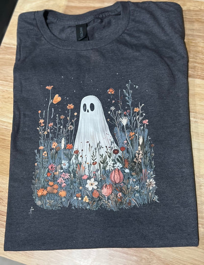 Floral Ghost Garden Tee