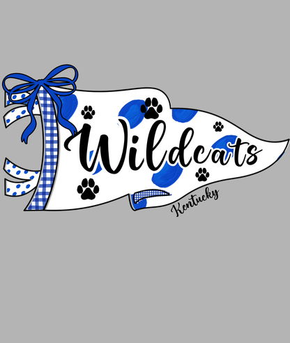 2026 Wildcats Pennant Flag Tee