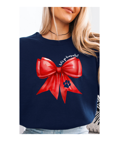 Bearcats Watercolor Bow Tee