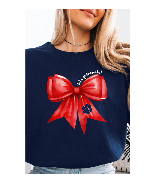 Bearcats Watercolor Bow Tee
