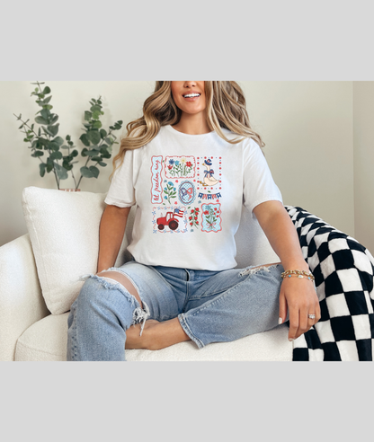 Let Freedom Ring Tee - Comfort Colors Tee
