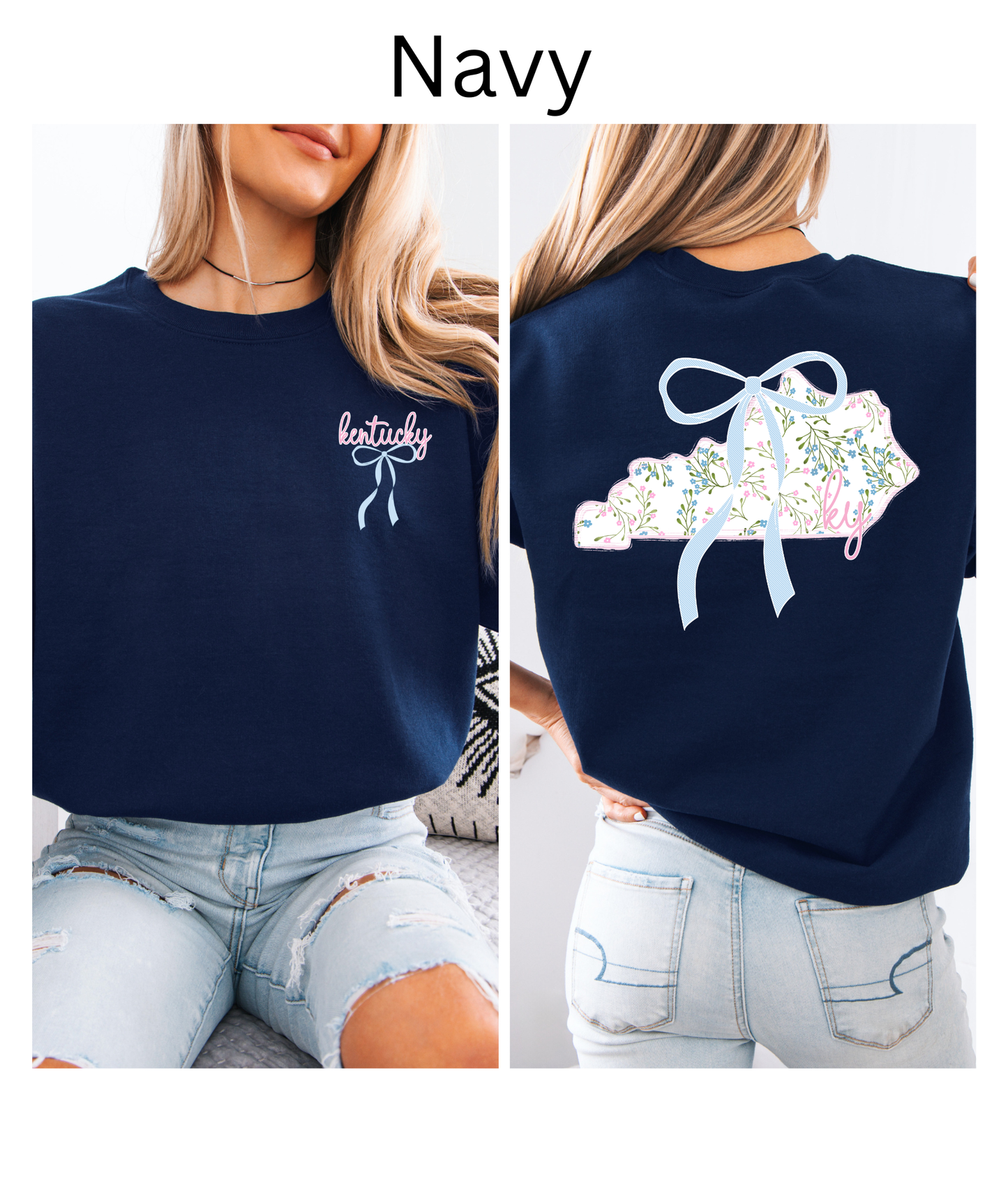 Floral Kentucky Tee