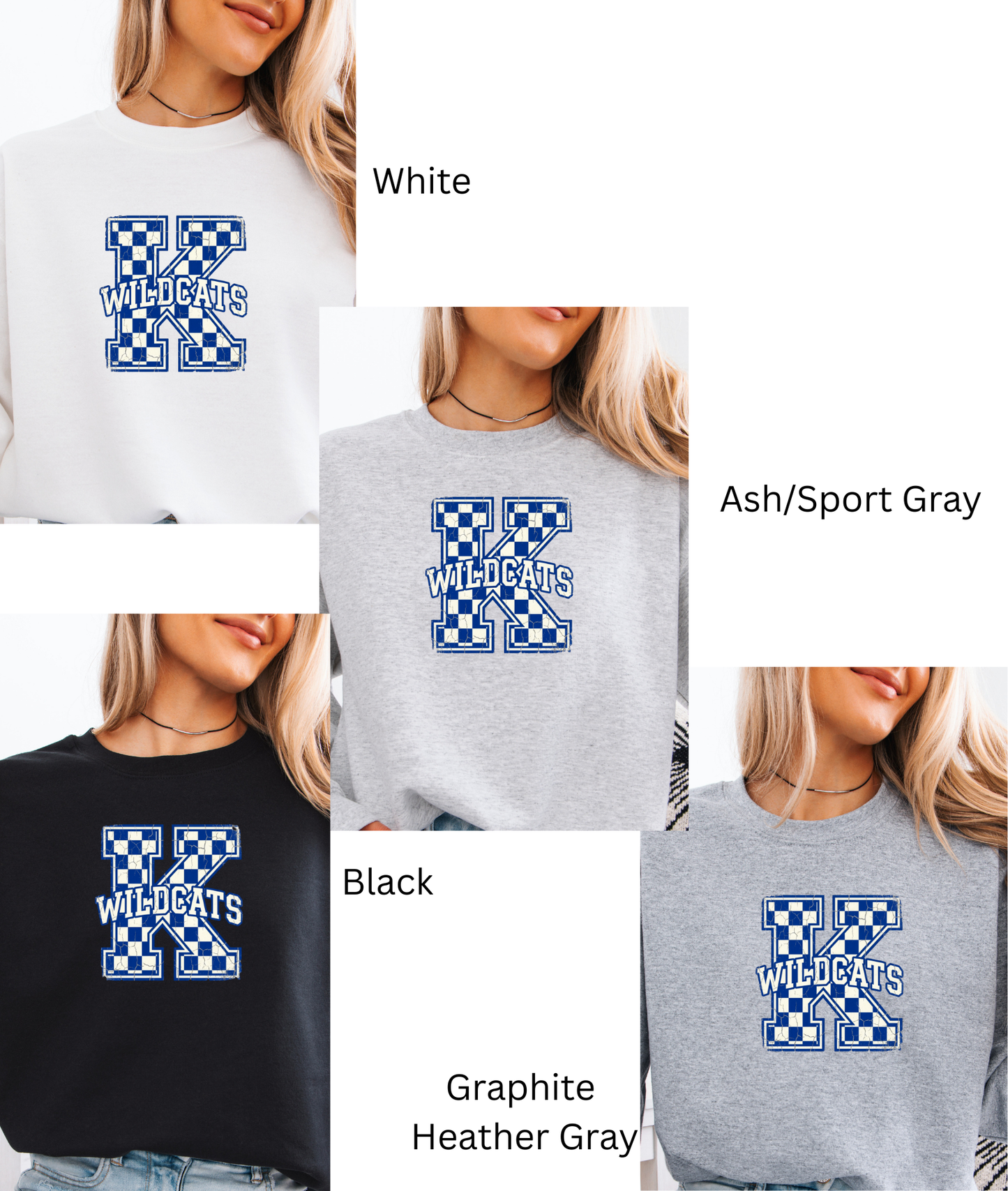 Checkered K Cats Tee