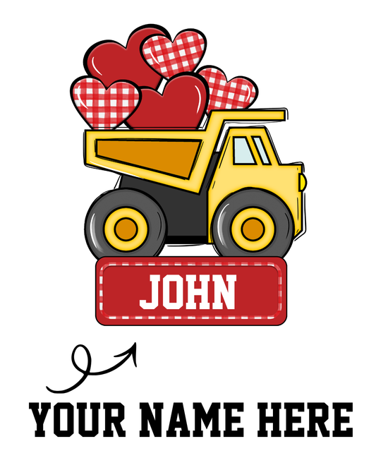 Infant/Toddler Love Truck Tee - Personalize Me!