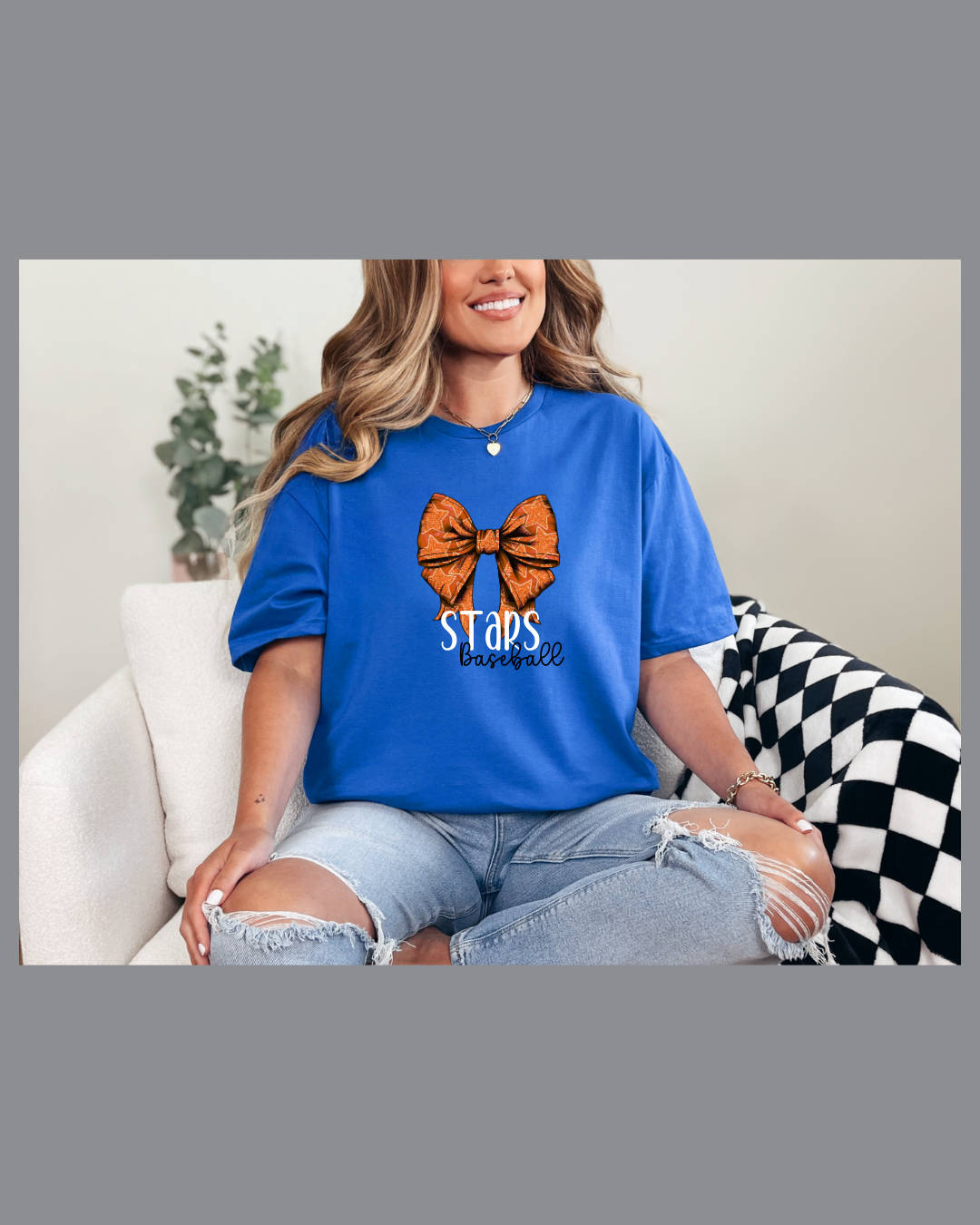 Stars Orange Bow Dri-Fit Tee