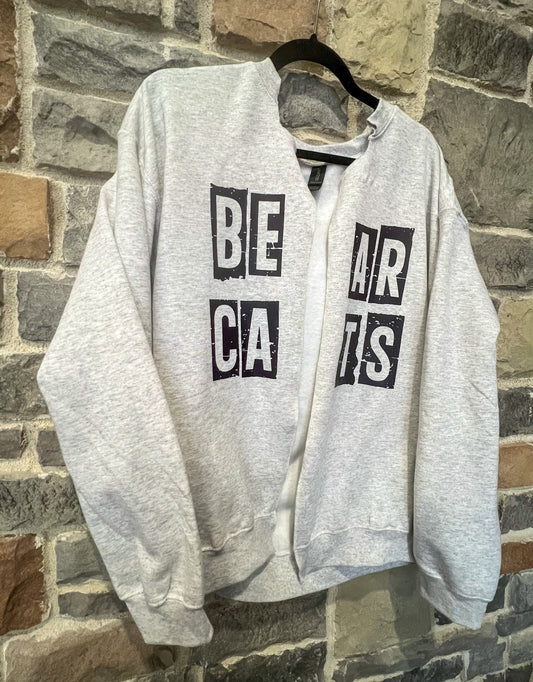 Bearcats Block Letter Varsity Sweatshirt Cardigan