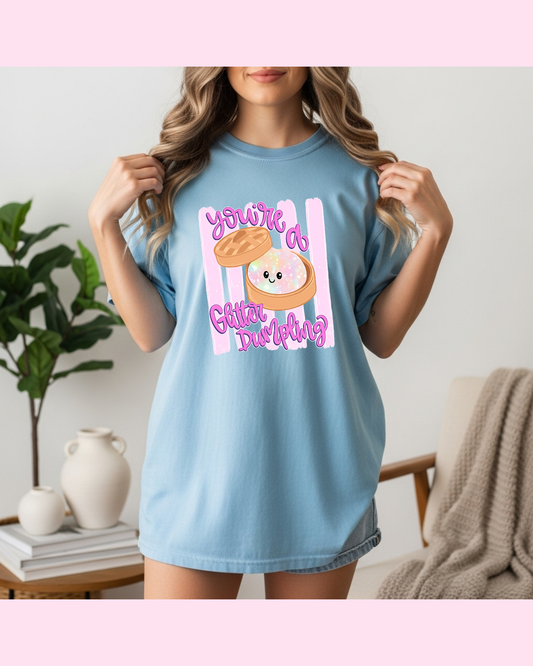 Glitter Dumpling Tee - Comfort Colors