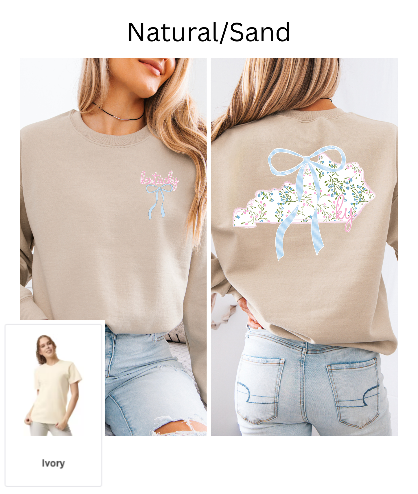 Floral Kentucky Tee