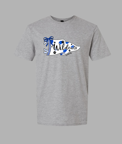 2026 Wildcats Pennant Flag Tee