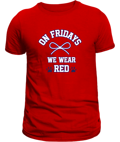 On Fridays We Wear Red Tee