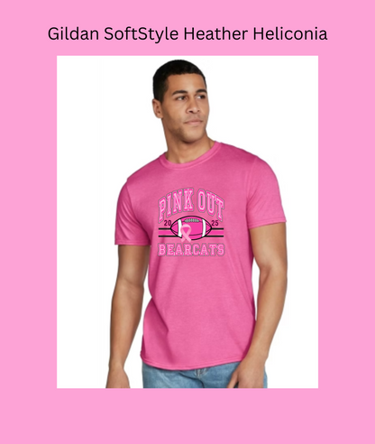 Bearcats Pink Out Football Tee