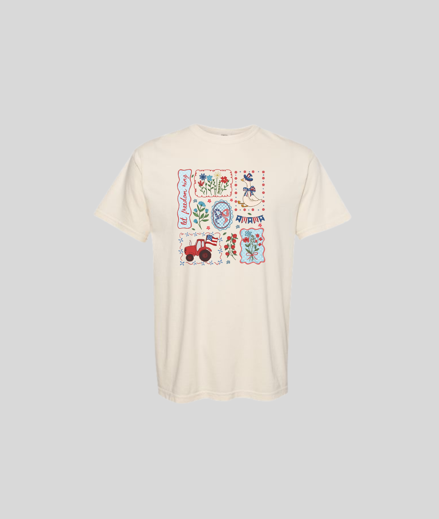 Let Freedom Ring Tee - Comfort Colors Tee