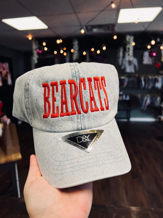 Vintage Denim Bearcats Hat