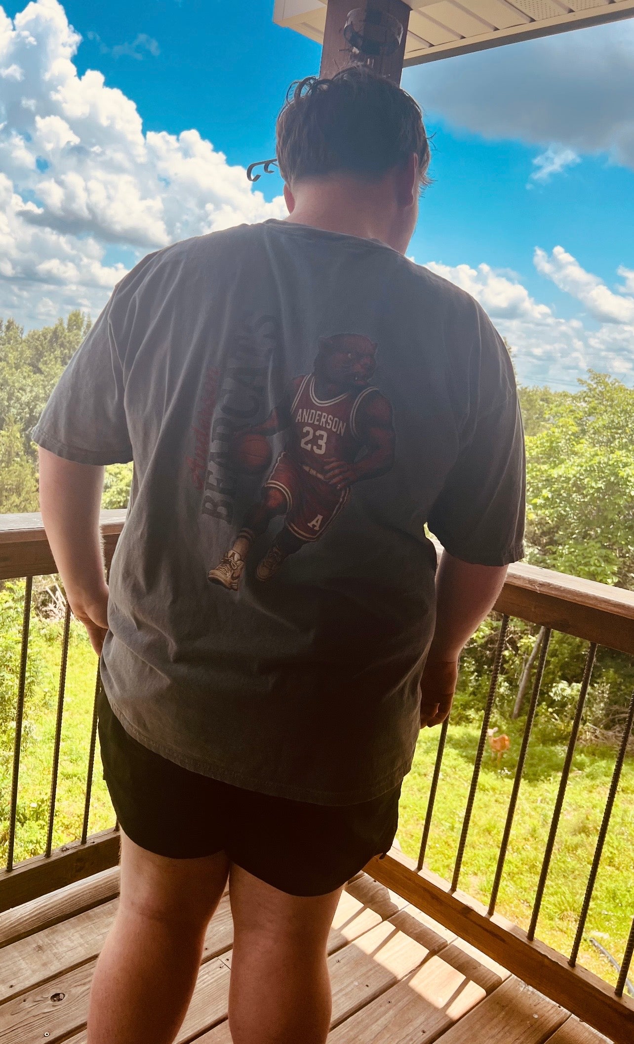 Boro & Co Vintage Mascot Tee - Bearcat Basketball